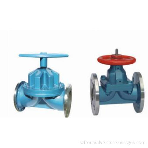Cast Steel/Cast Iron ANSI Weir Diaphragm Valve